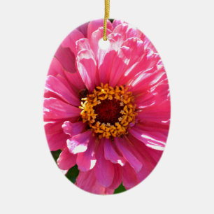 Eleganter Rosa Retro Rosa-Département Keramikornament