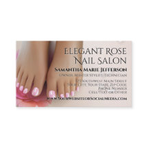 Eleganter rosa Rosenschmuck Nagelsalon