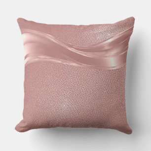 Eleganter Rosa Schimmer Luxus Kosmetik Inspiriert Kissen
