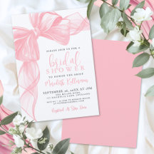 Eleganter rosa Schleifen-Brautstrauß