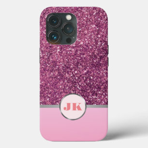 Eleganter Rosa Sliver Glitzer Benutzerdefiniert mi Case-Mate iPhone Hülle