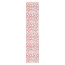 Eleganter rosa Vintage-Rosen-Blumen-Tischläufer
