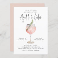 Eleganter rosa Wein im Alter von 50 Jahren