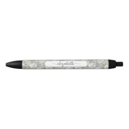 Eleganter Rose Garden Sage Green Pen Kugelschreiber