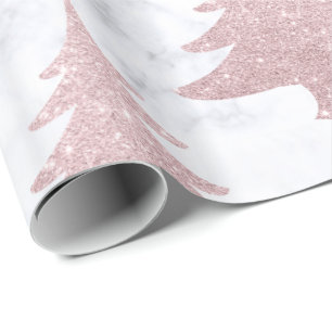 Eleganter Rosen-GoldGlitzer u. Geschenkpapier