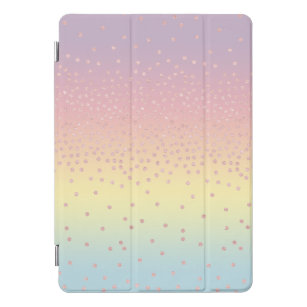 Eleganter RosengoldGlitter Confetti punktiert iPad Pro Cover