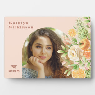 Eleganter Rosenstraße Foto Abschluss Fotoplatte