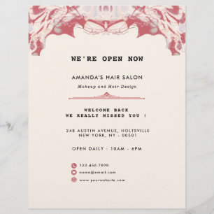 Eleganter Rot-Schwarz-Flyer Flyer