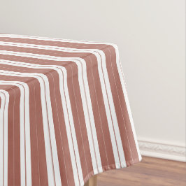 Eleganter roter Streifen Tischdecke