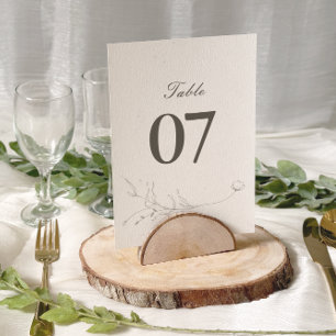Eleganter rustikaler Minimalistischer Botanischer 