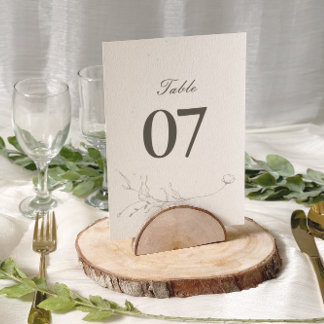 Eleganter rustikaler Minimalistischer Botanischer 