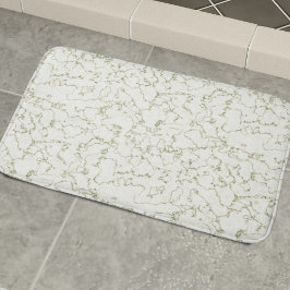 Eleganter Sage Green Marble Bath Mat Badematte