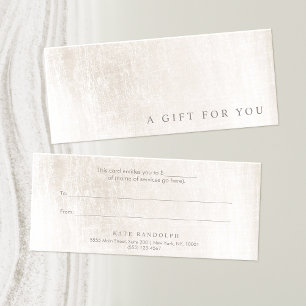 Eleganter Salon Spa Gebürstetes Marmor Geschenkgut