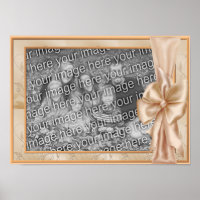 Eleganter Satin Bow Rahmen Erstellen Sie Ihr eigen