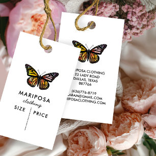Eleganter Schmetterling Monarch INDIVIDUELLES PREI Visitenkarte
