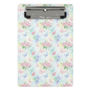 Eleganter Schmetterling Nahtloser Druck Mini Klemmbrett