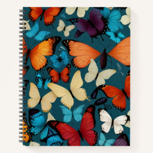 Eleganter Schmetterling Notizbuch