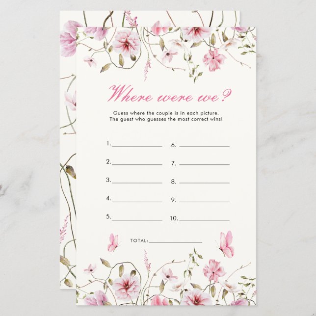 Eleganter Schmetterling, wo wir Brautparty spielte (Vorne/Hinten)