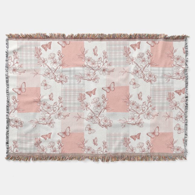 Eleganter Schmetterlingsblüten (7) Decke (Vorderseite)