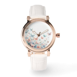 Eleganter Schmetterlingstraum Frauen-Armbanduhr Armbanduhr