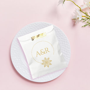 Eleganter Schmuck inspiriert Rahmen & Initialen Ho Geschenktütchen