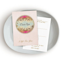 Eleganter Schönheitssalon und Geschenkgutschein fü