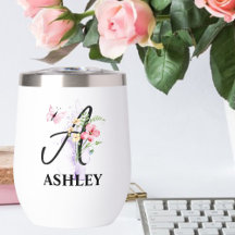 Eleganter Schreibschriftbuchstabe A Monogramm pers
