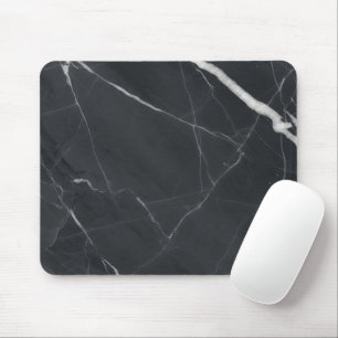 Eleganter Schreibtisch mit Holzkohle-Steinstruktur Mousepad