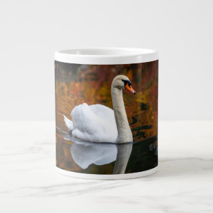 Eleganter Schwan Jumbo-Tasse