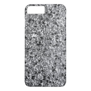 Eleganter Schwarz/Grau-Imitat Glitzer GR 1 Case-Mate iPhone Hülle