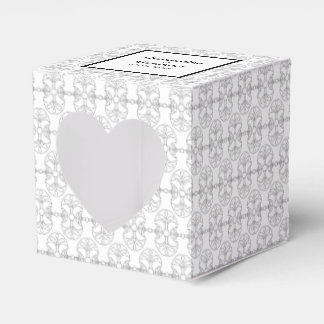 Eleganter Schwarz-Weiß-Art-Deco-Stil Geschenkschachtel