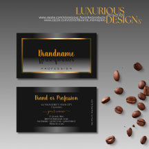 Eleganter Schwarz-Weiß-Farbton Orange-Goldrahmen