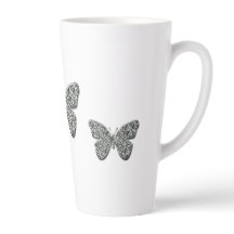 Eleganter Schwarz-Weiß-Schmetterling