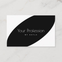 Eleganter Schwarz-Weiß-Stil Beruflich Moderne