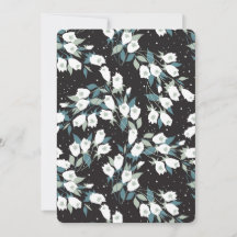 Eleganter schwarzer Hintergrund der Tulip-Blume