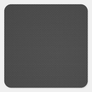 Eleganter schwarzer Hintergrund im Stil von Kohlef Quadratischer Aufkleber