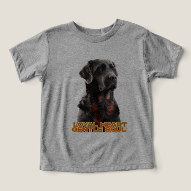 Eleganter Schwarzer Hund Portrait-Realistischer Ha (Design Vorderseite)