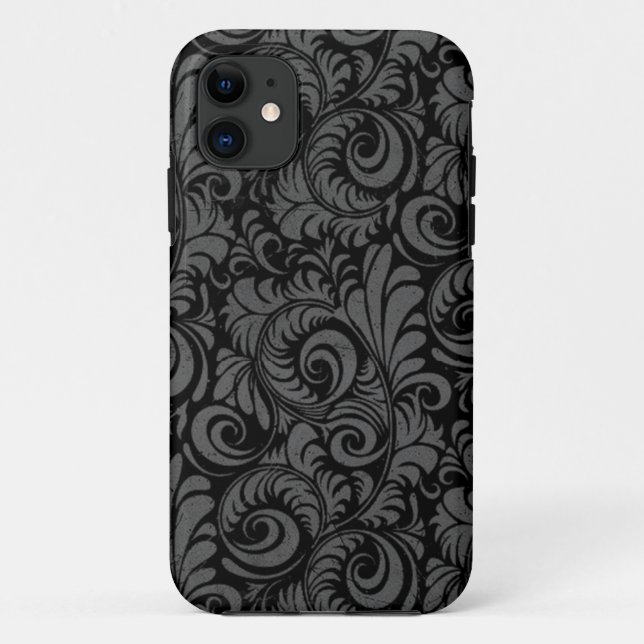 Eleganter schwarzer iPhone 5 Kasten Case-Mate iPhone Hülle (Rückseite)