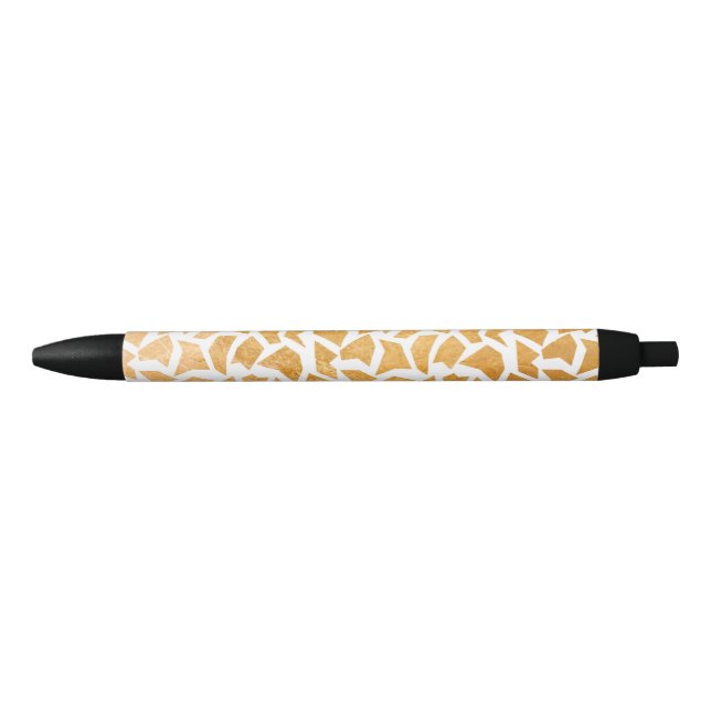 Eleganter schwarzer Tintenstift Kugelschreiber (Vorderseite)