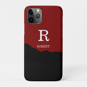 Eleganter schwarzer und roter benutzerdefinierter Case-Mate iPhone hülle