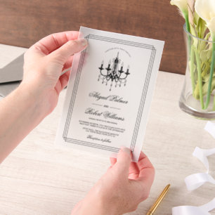 Eleganter schwarzer, weißer Kronleuchter Altes Gel