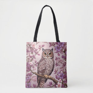 Eleganter Scops-Ohrenkauz Lila Floral
