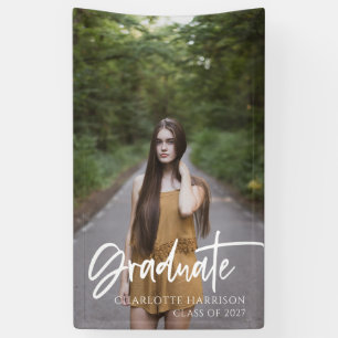 Eleganter Script-Foto-Abschluss Banner