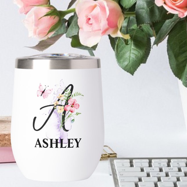 Eleganter Script Letter A Monogram Personalisiert  (Von Creator hochgeladen)