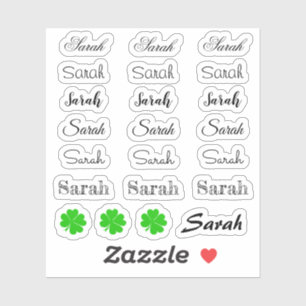 Eleganter Signature scriptname - Sarah/Lucky Set S Aufkleber