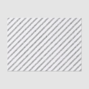 Eleganter silberner Glitzer-diagonales Seidenpapier