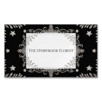 Eleganter silberner verzierter Stern und Blatt sch