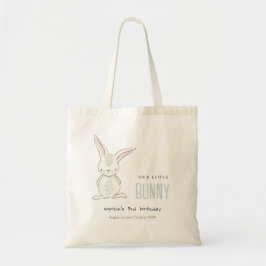 Eleganter Simple Niedlich Blue Bunny Boys Kinderge Tragetasche