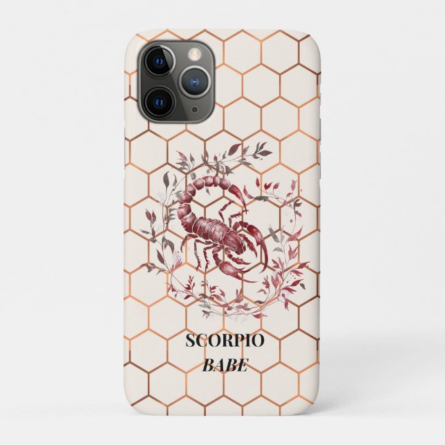Eleganter Skorpion Case-Mate iPhone Hülle (Rückseite)