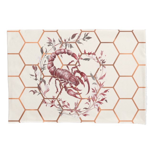 Eleganter Skorpion Kissenbezug (Vorderseite)